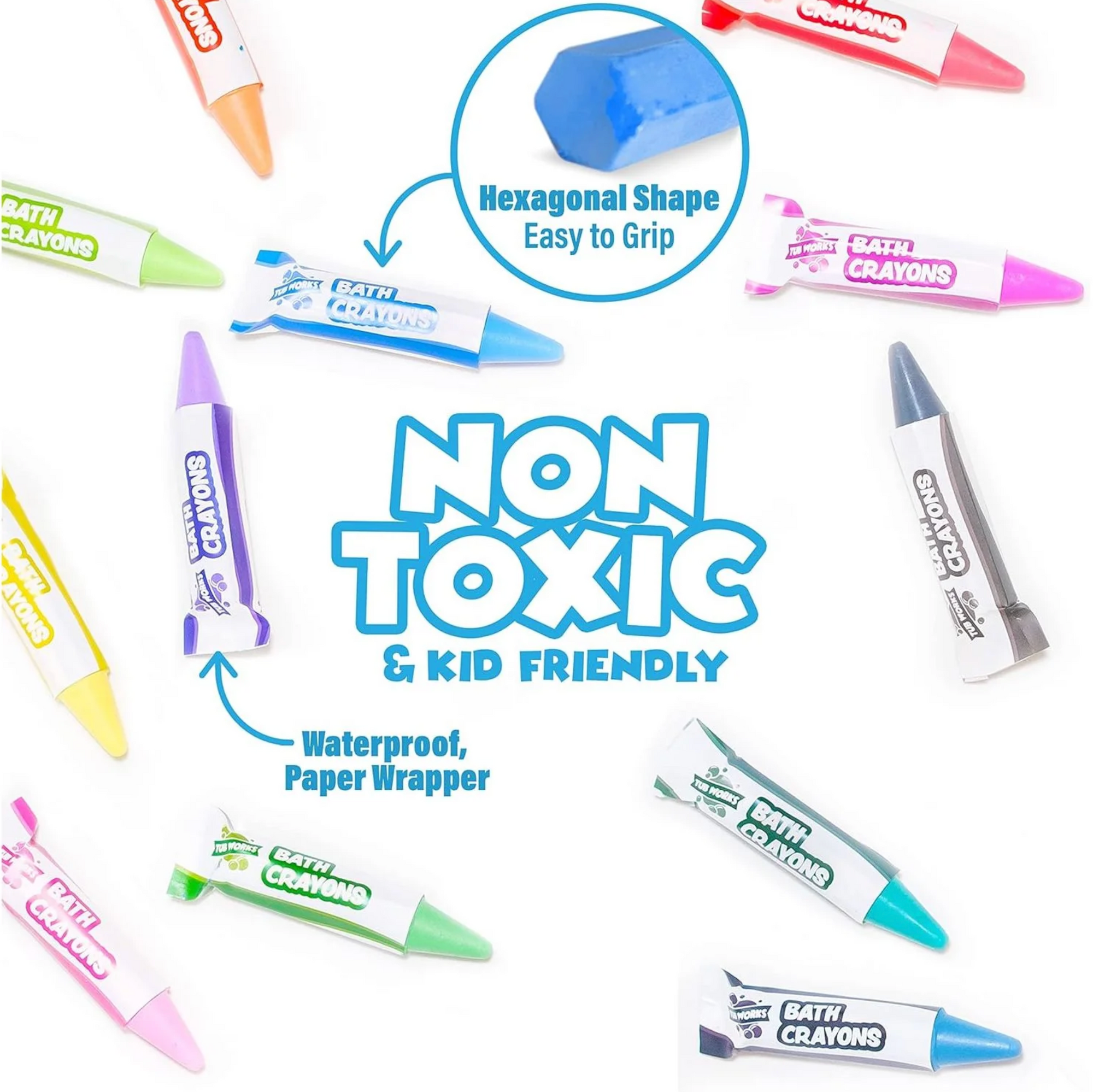 Tub Works Smooth Bath Crayons