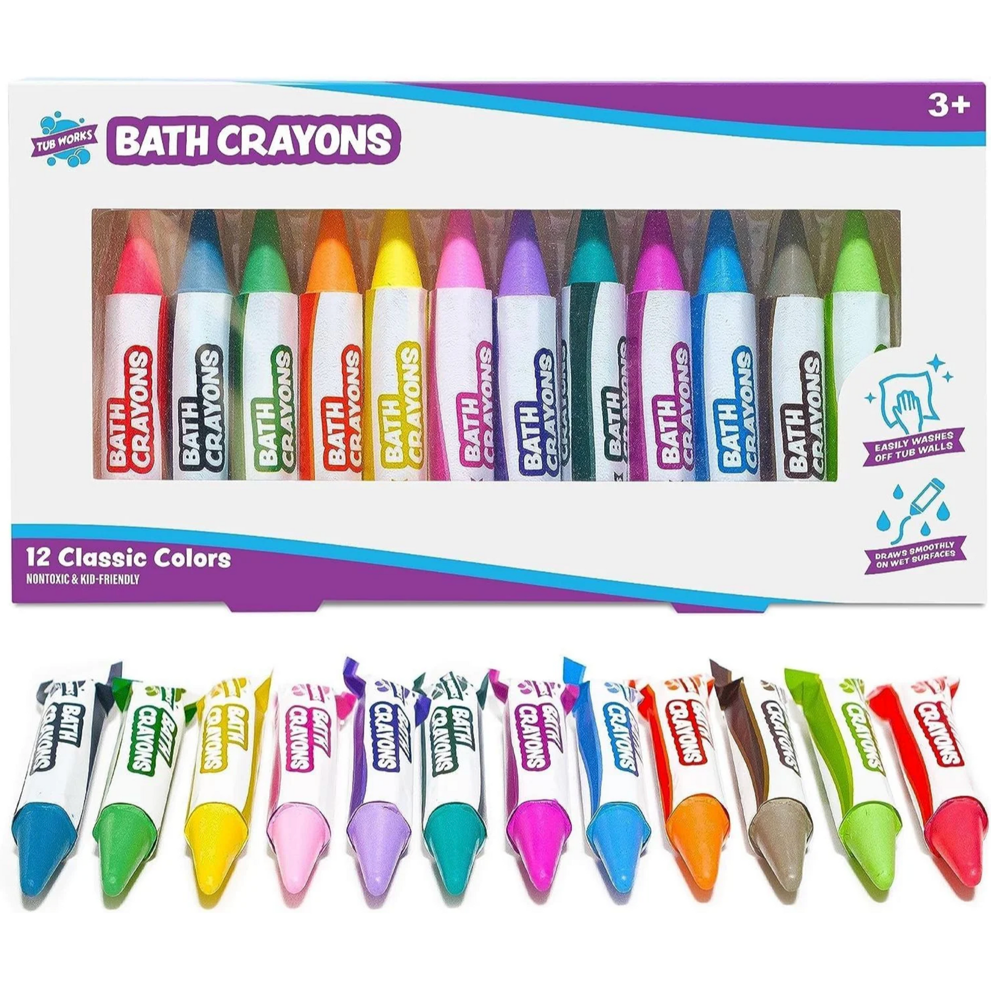 Tub Works Smooth Bath Crayons