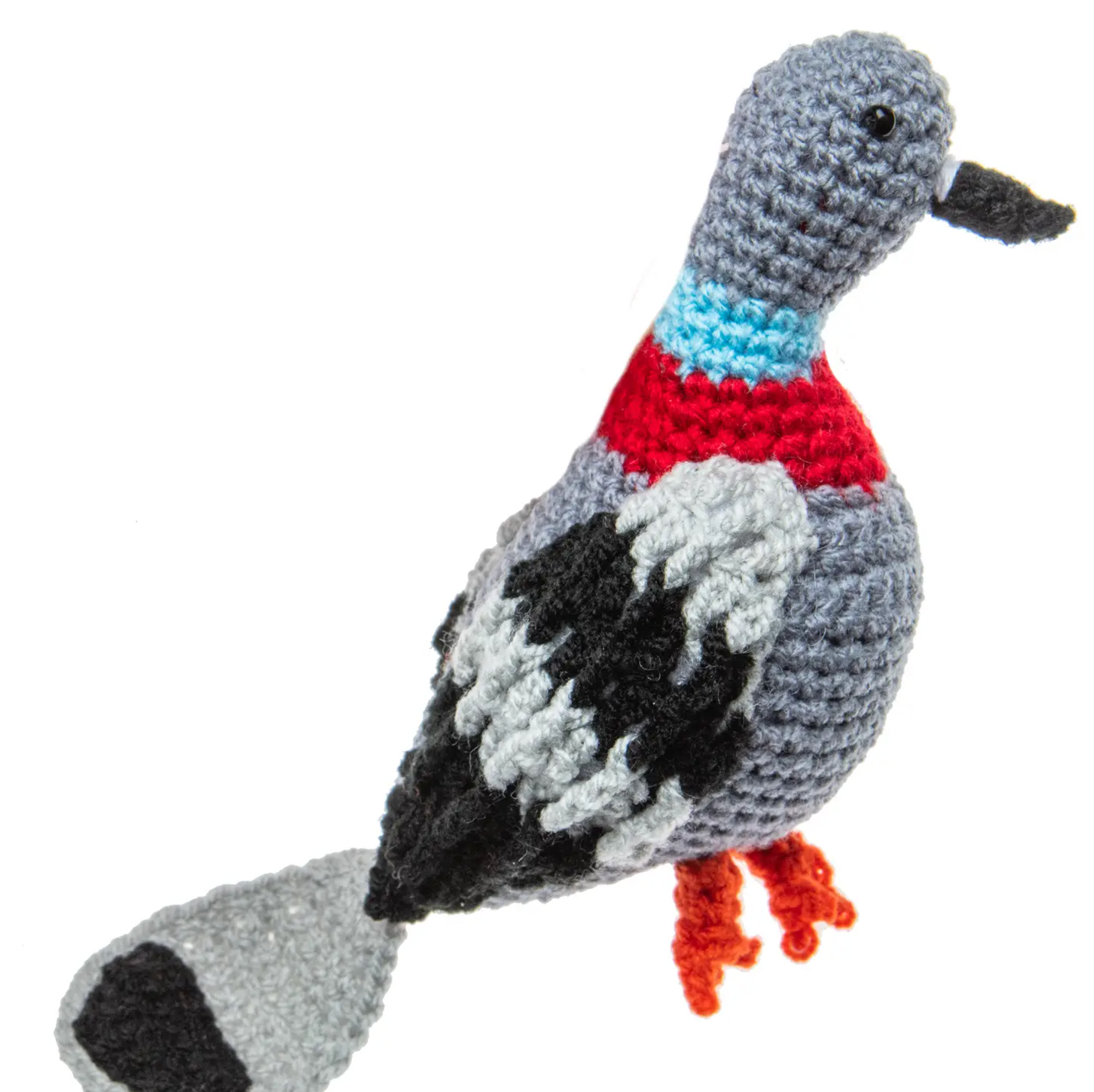 NYC Crochet Rattle Pigeon