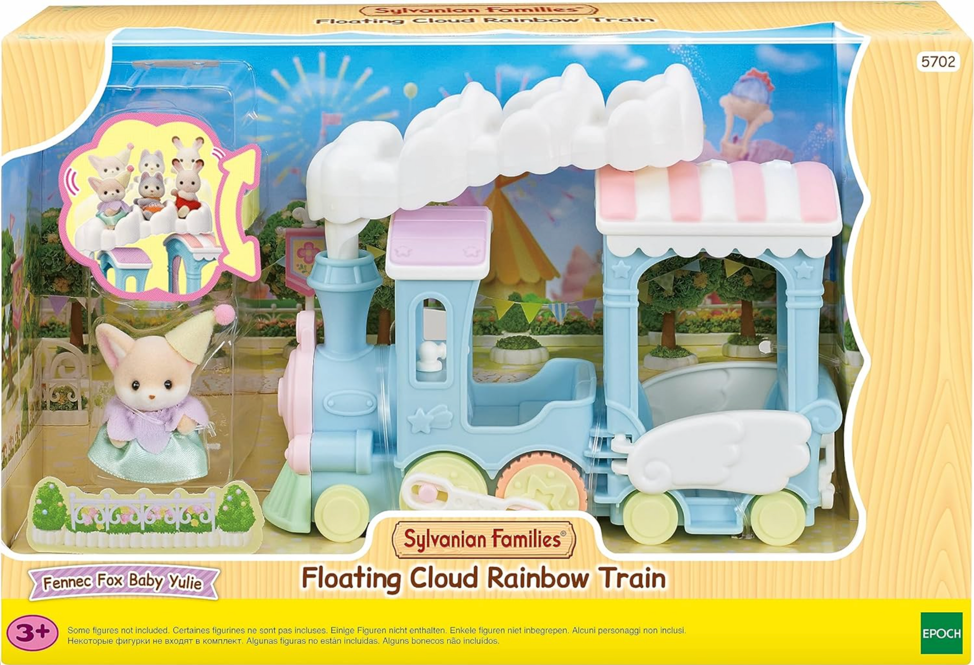 Floating Cloud Rainbow Train