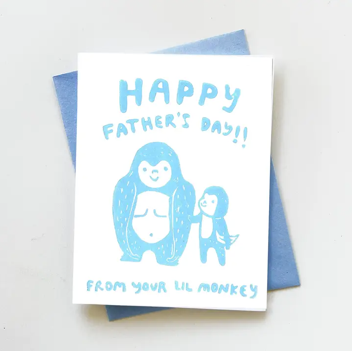 Your Little Monkey Card