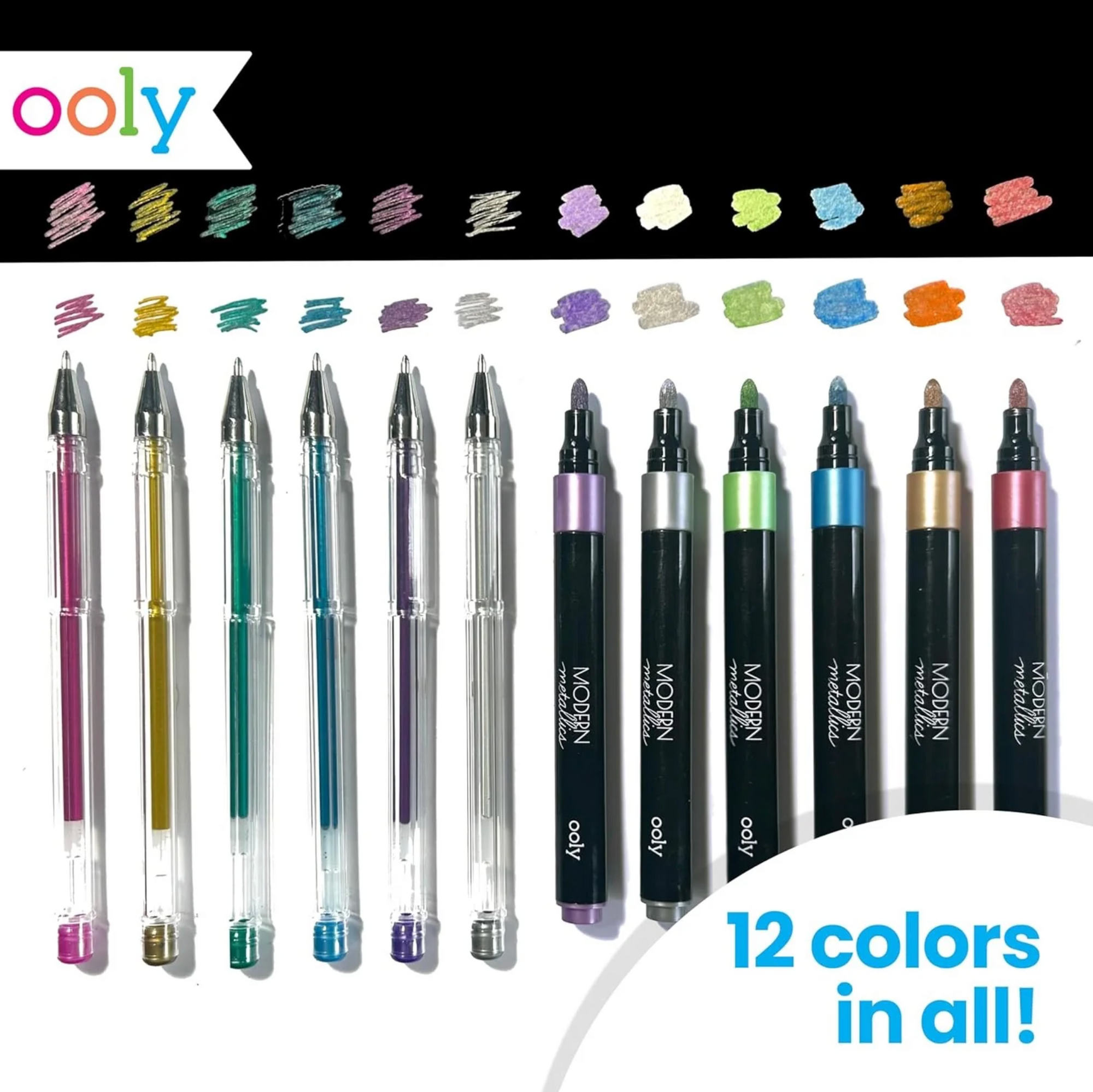 Modern Metallics: D.I.Y. Sketchbook Kit (13 PC Set)