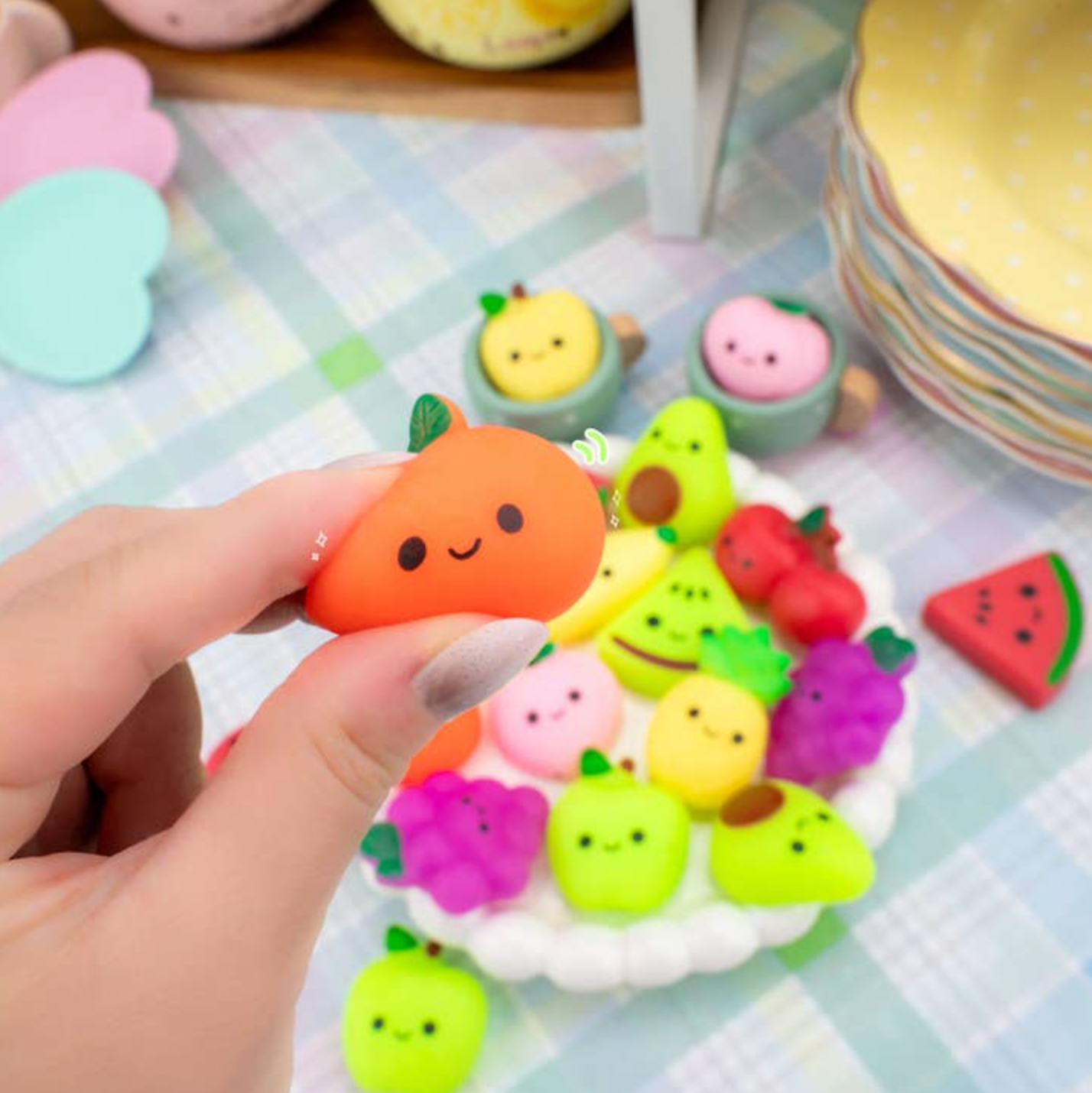 Fruit Mochi Squishy Sensory Toy