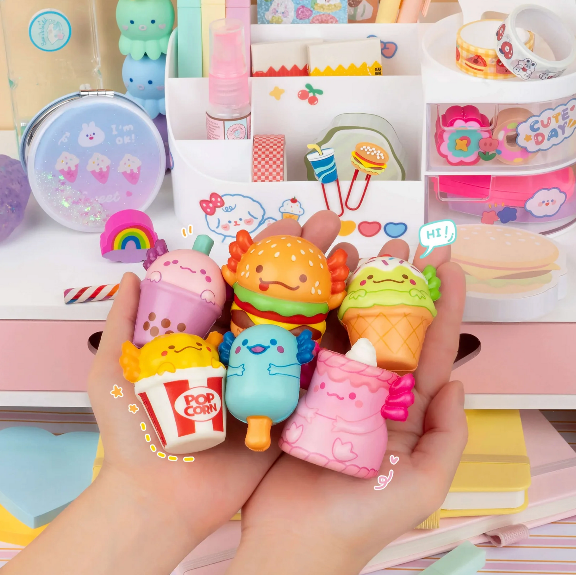 Snaxolotl Squishy Toy