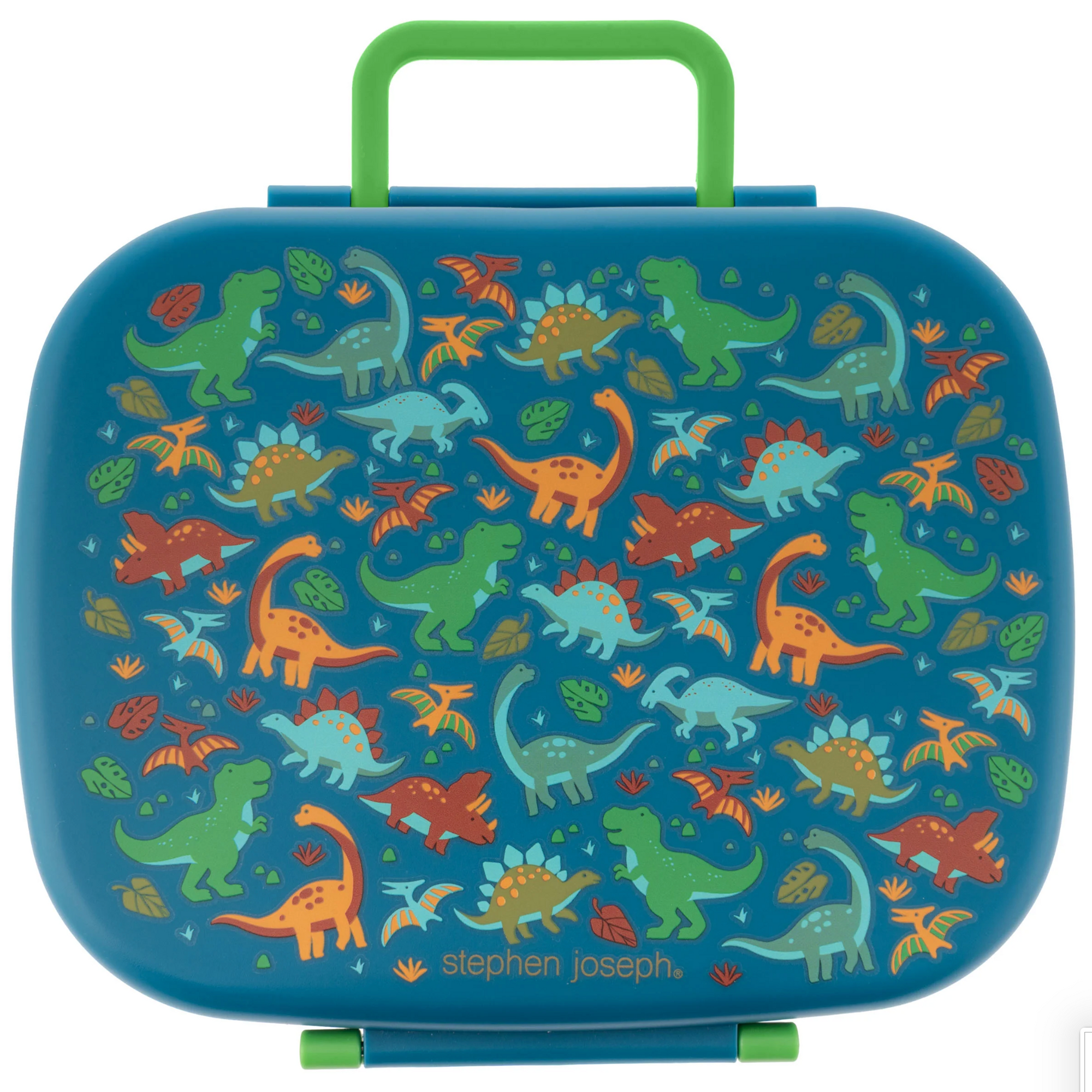Bento Box with Removable Tray Dino