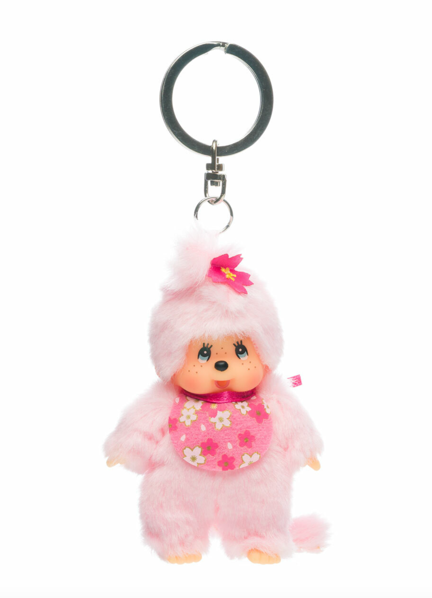 Monchhichi Classic Bebichhichi Cherry Blossom Keychain