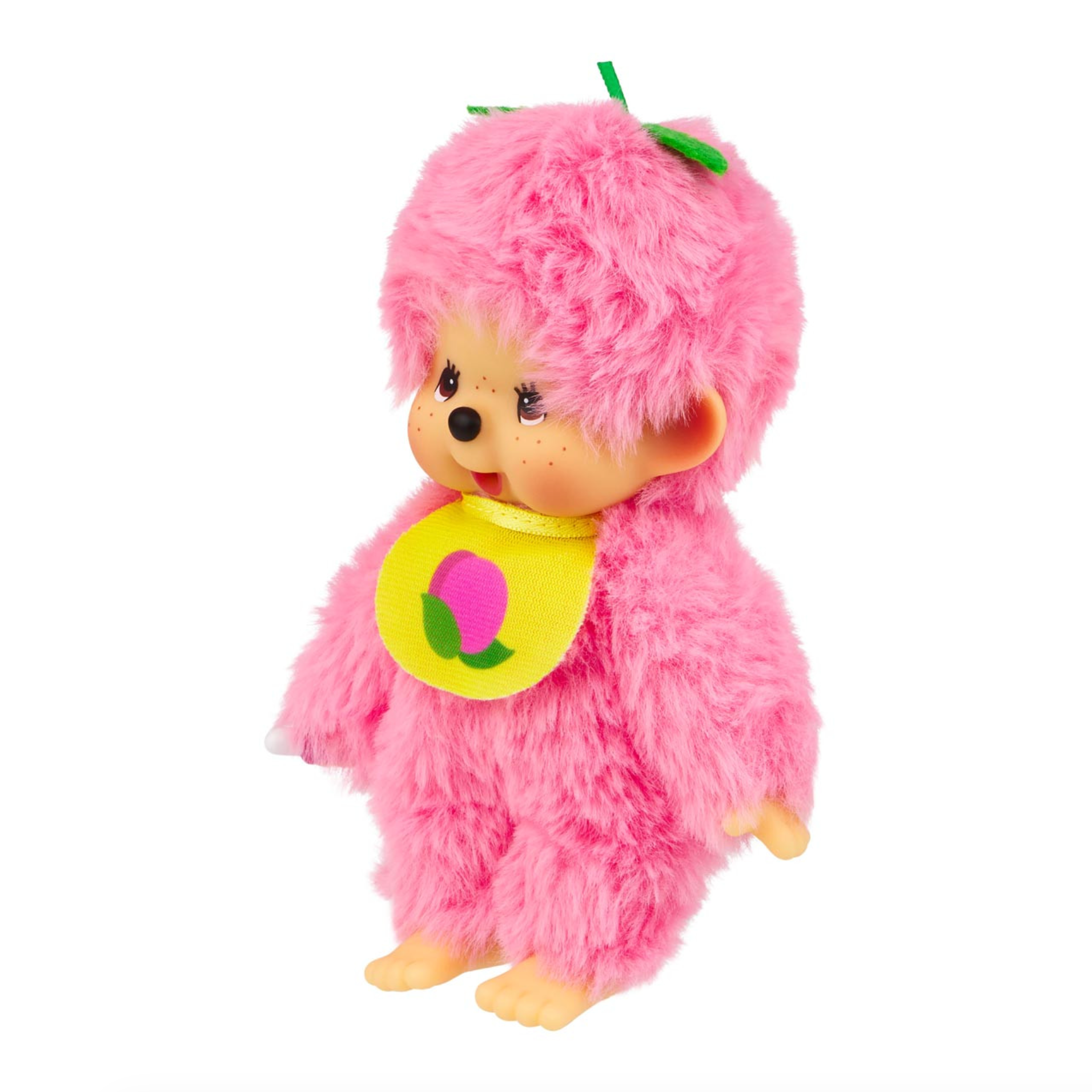 Sekiguchi Monchhichi Fruit Color Peach Pink Plush Doll