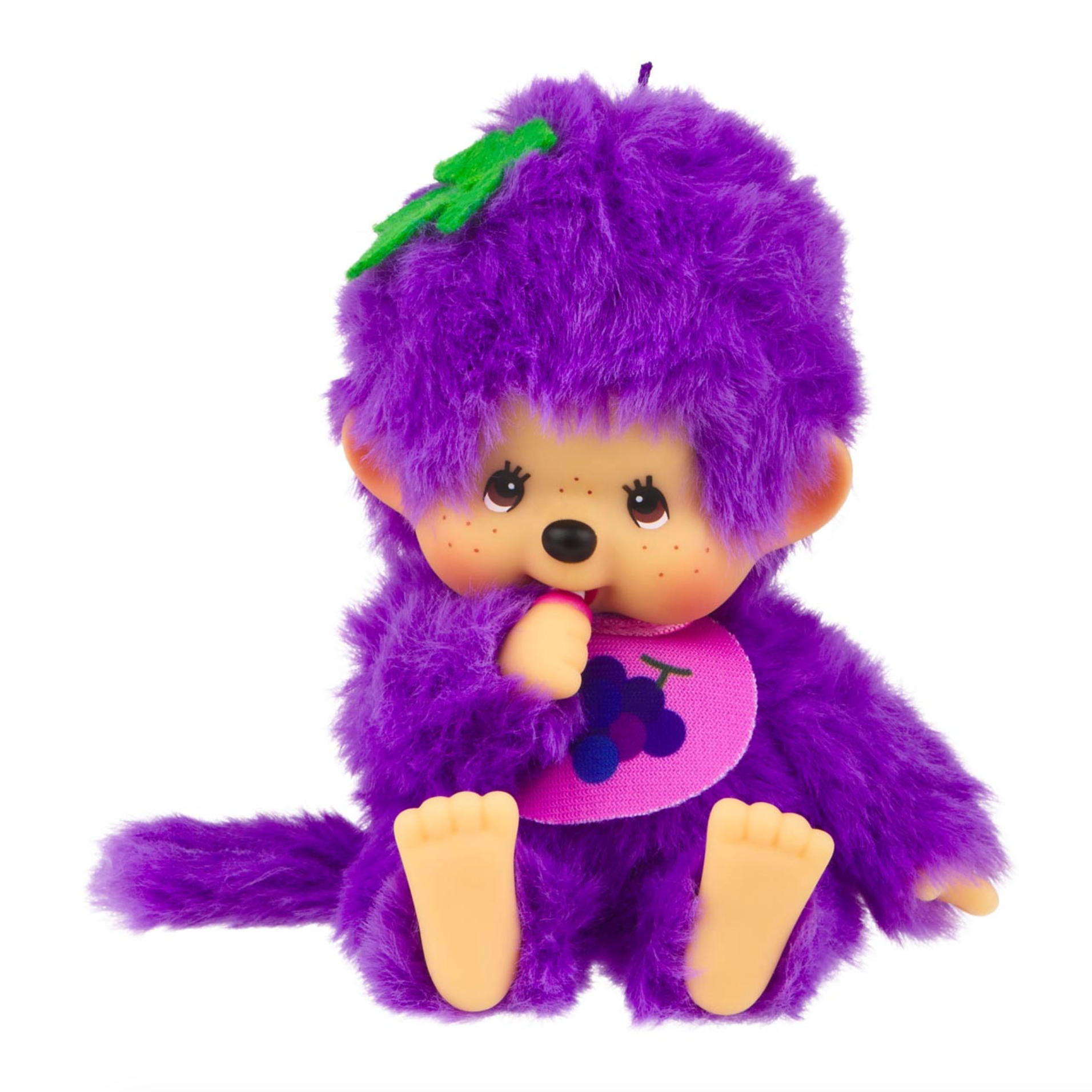 Sekiguchi Monchhichi Fruit Color Grape Purple Plush Doll