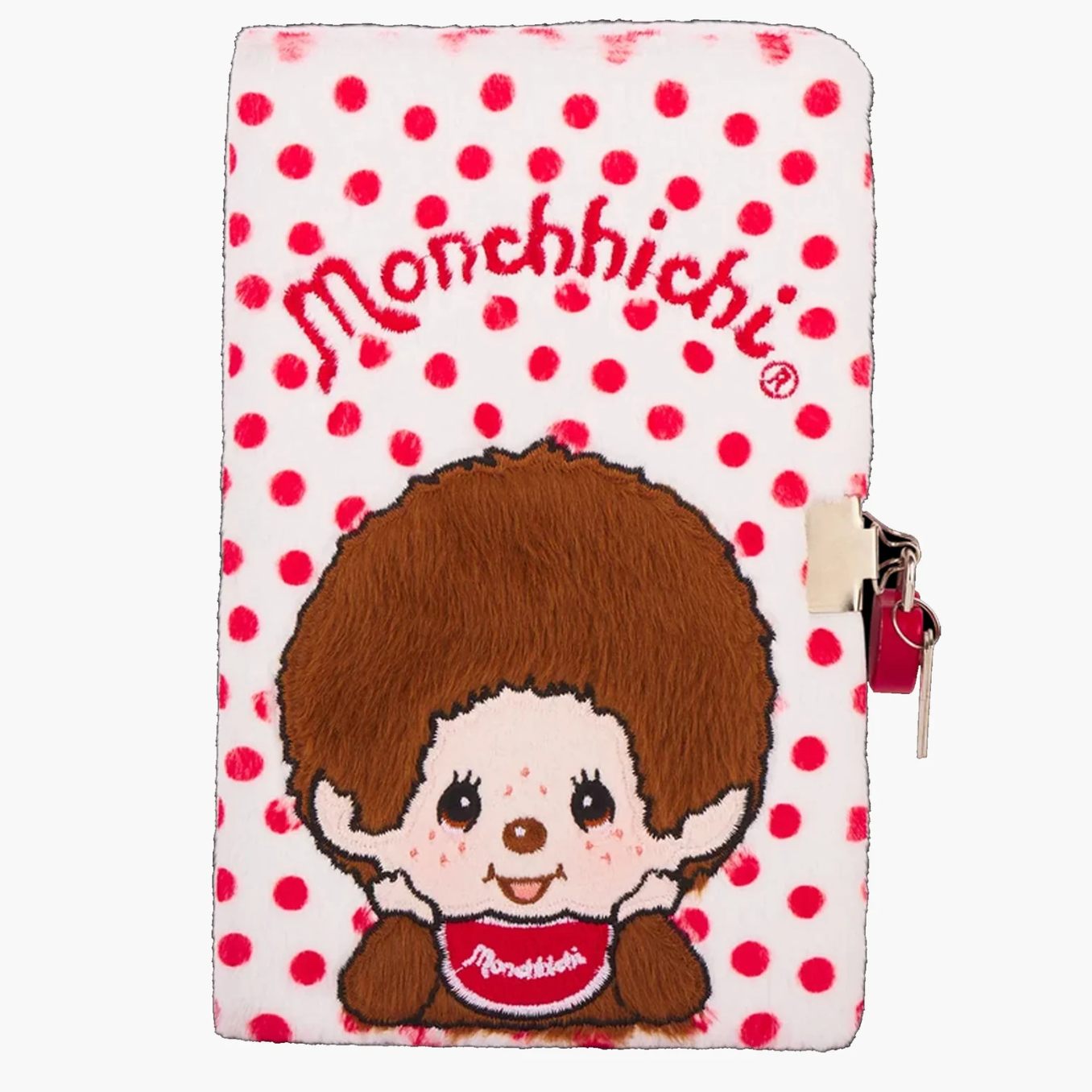 Monchhichi Plush Cover Diary w/locket