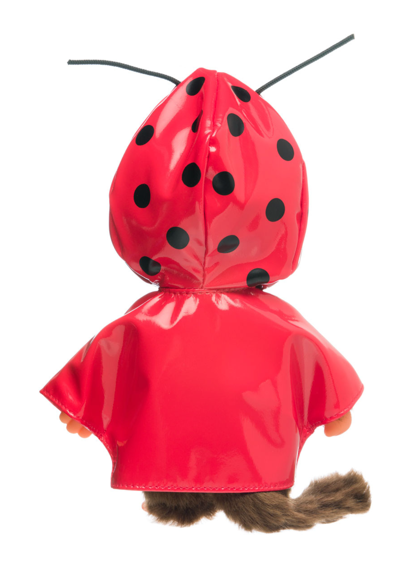 Monchhichi Boy in a Ladybug Raincoat Plush