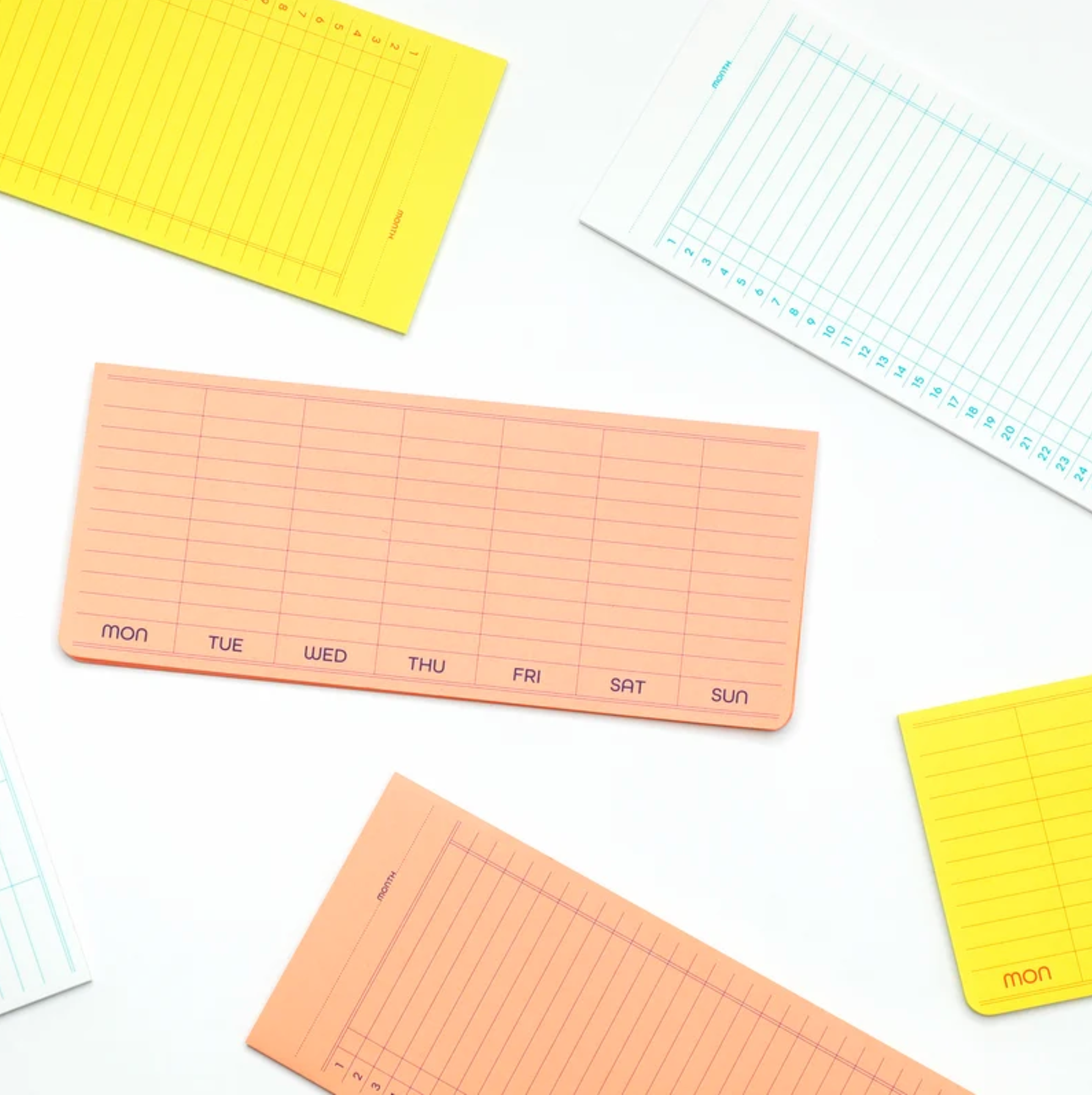 Sticky Memo Pad Weekly