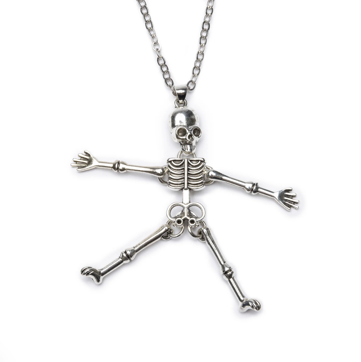 Spooky Scary Skeleton Necklace