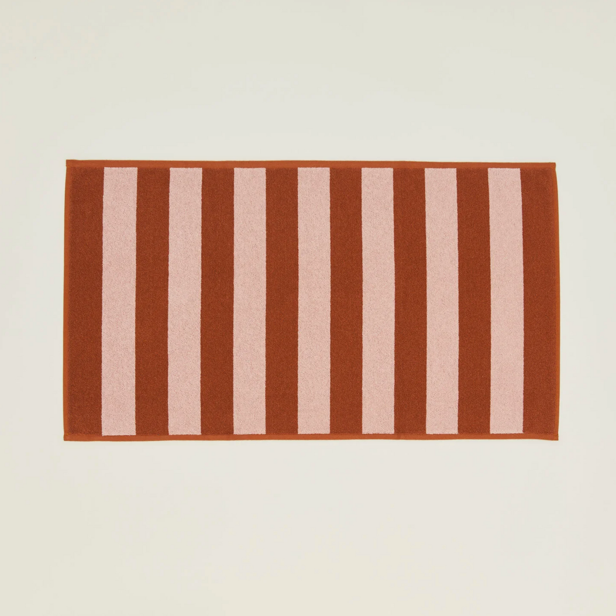 Simple Striped Terry Bath Mat