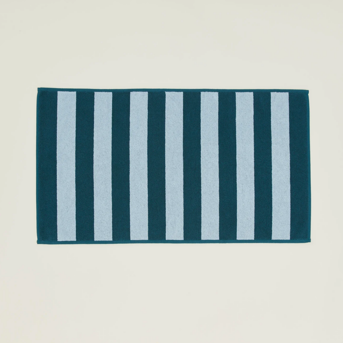 Simple Striped Terry Bath Mat