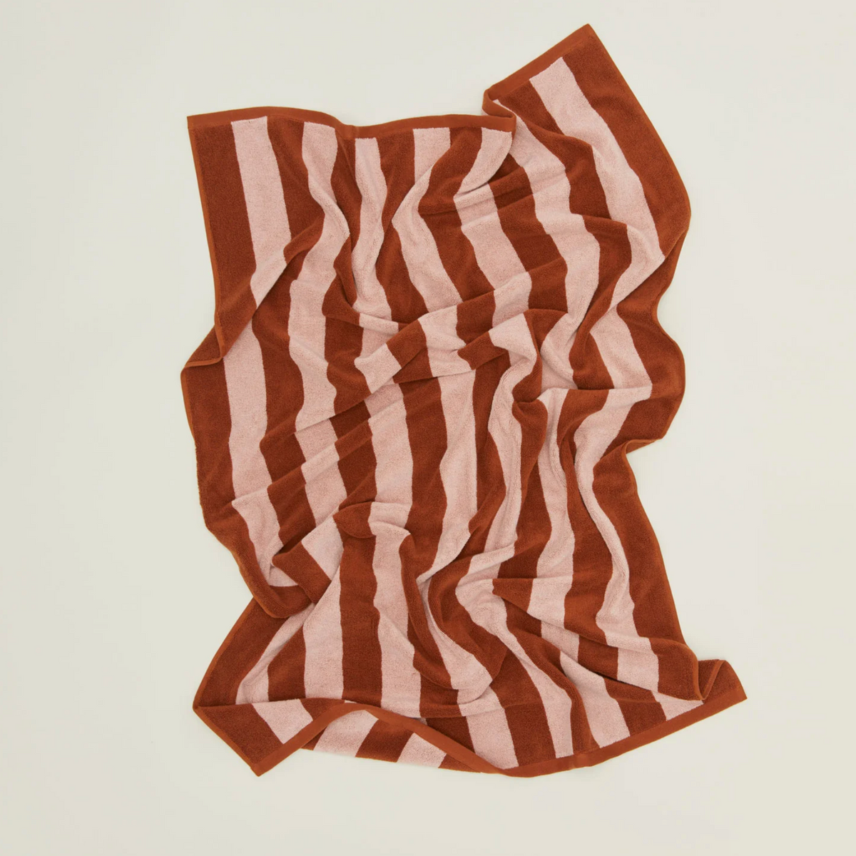 Simple Striped Terry Hand Towel