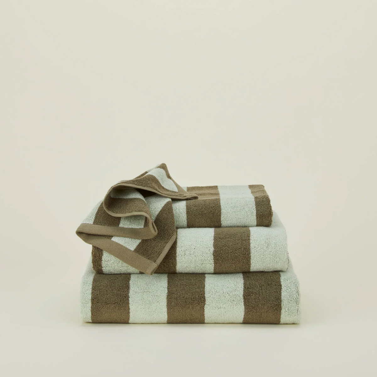 Simple Striped Terry Bath Towel