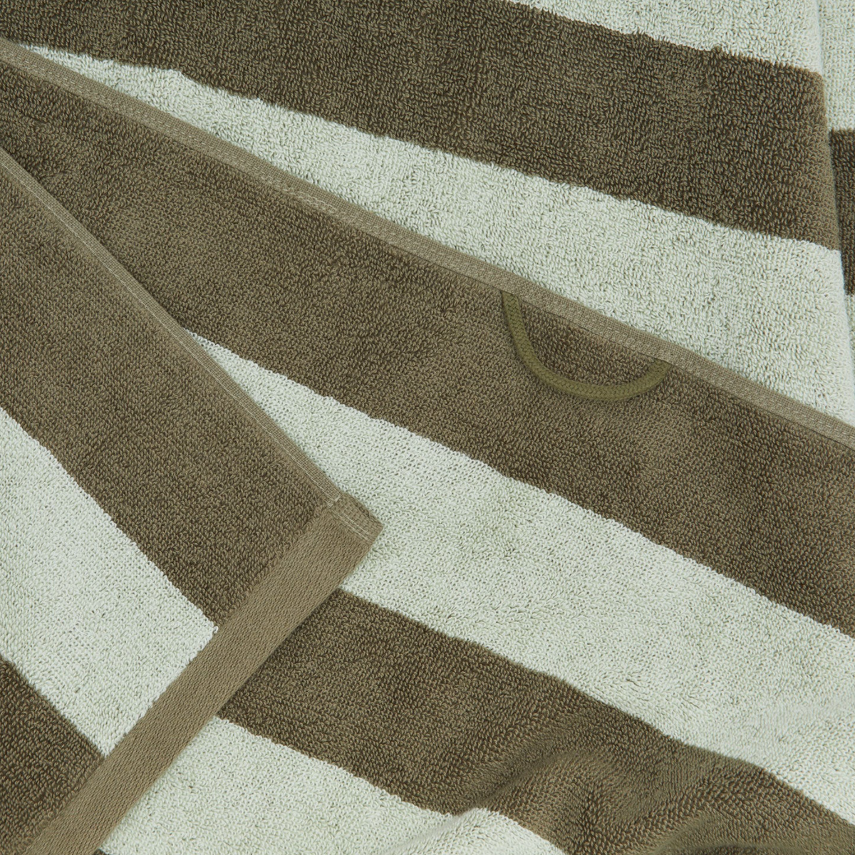 Simple Striped Terry Bath Towel