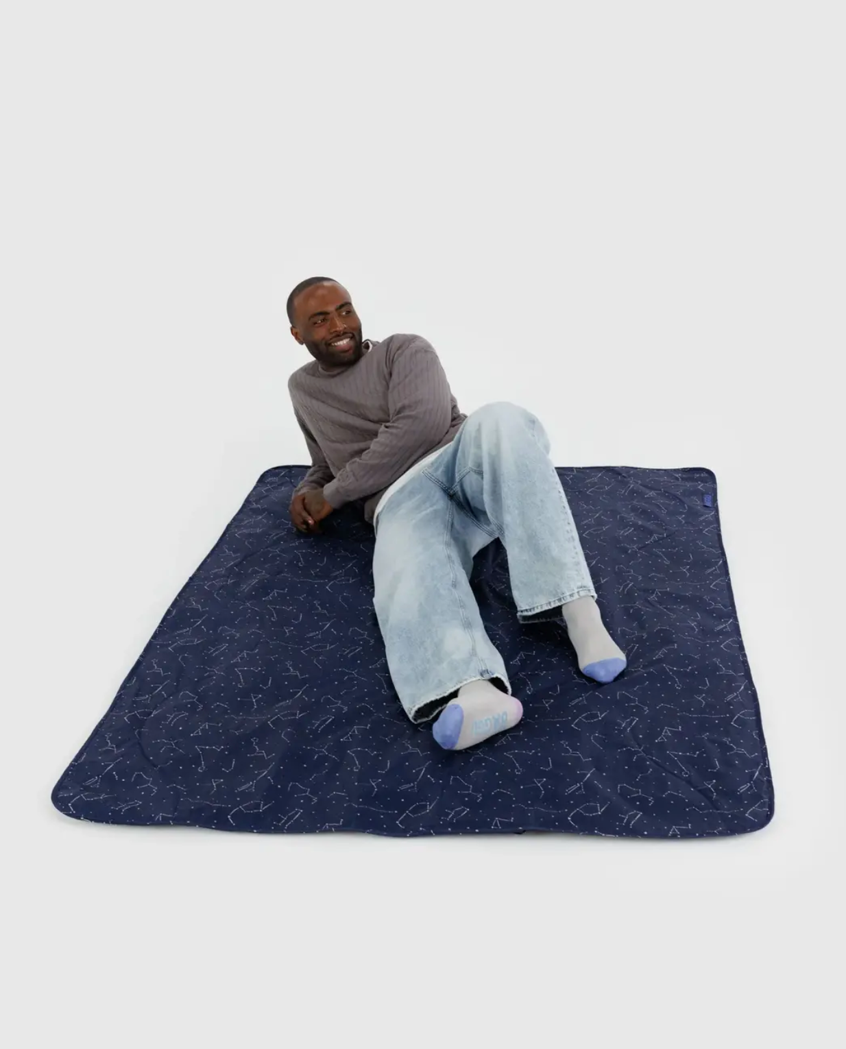 Puffy Picnic Blanket - Constellation Midnight