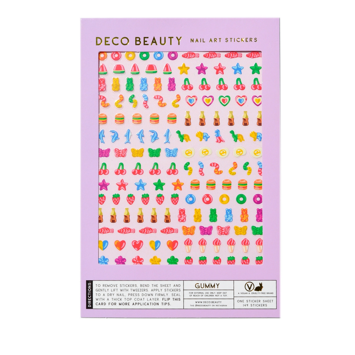 Deco Miami Nail Art Stickers - Stay Forever