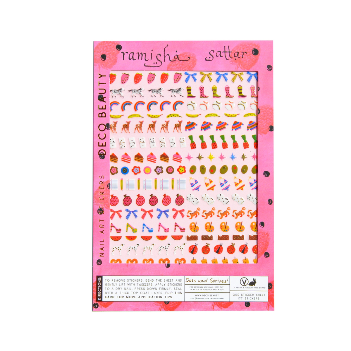 Deco Miami Nail Art Stickers - Stay Forever