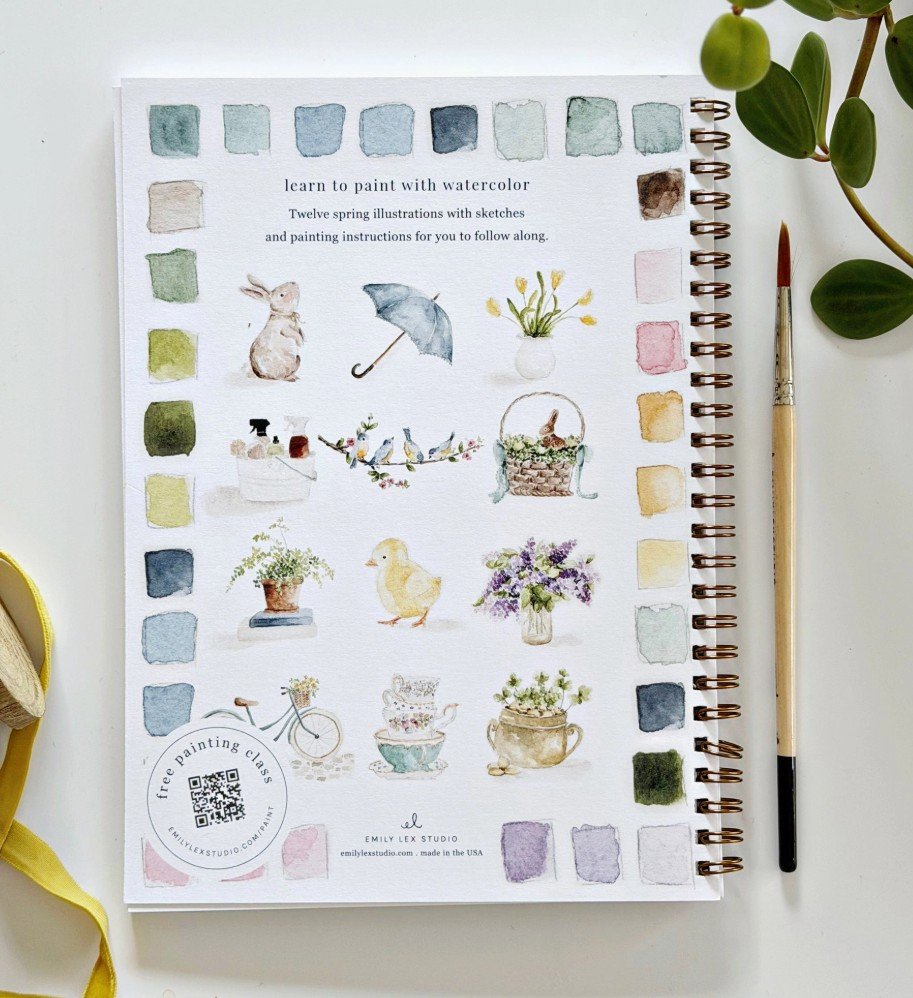 Spring Watercolor Workbook - Stay Forever