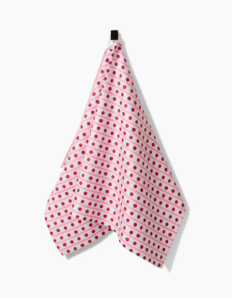 Tomato Stripes Tea Towel