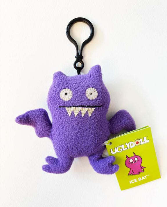 Uglydoll Ice Bat Purple Back Pack Clip