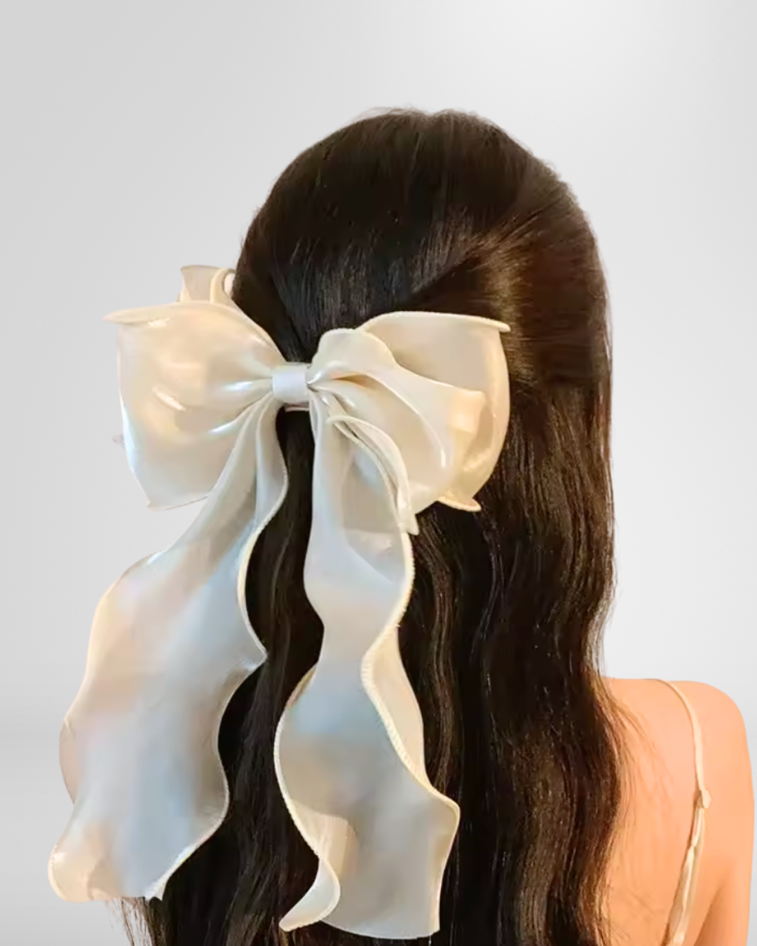 Chiffon Ribbon Hair Bow Clip