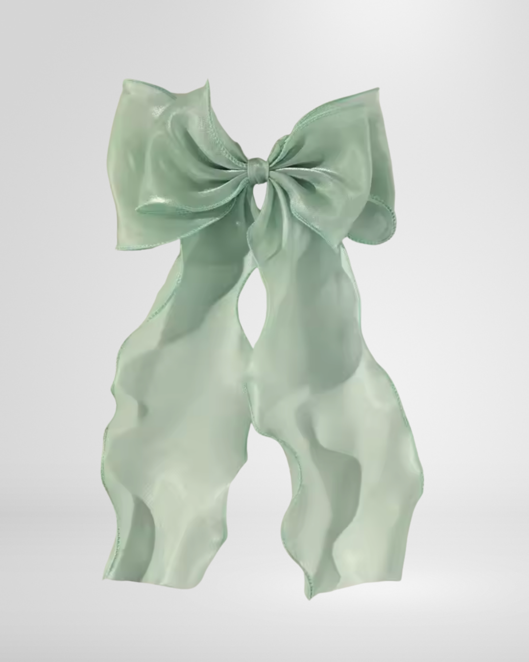 Chiffon Ribbon Hair Bow Clip