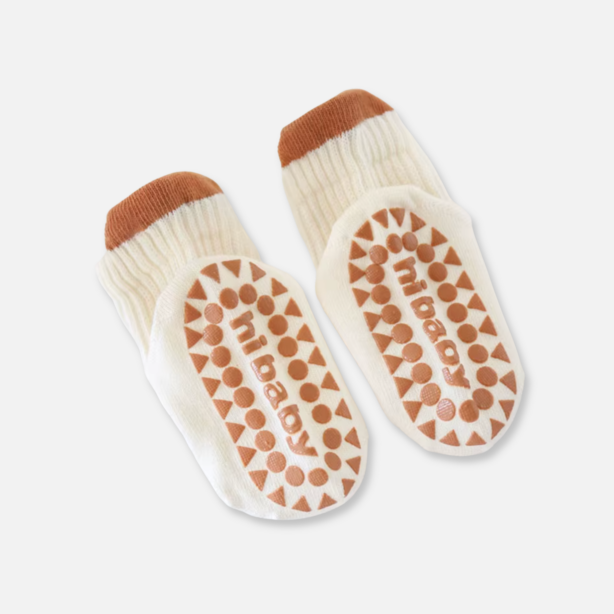 Infant Non-Slip Pink Socks (Set of 3)