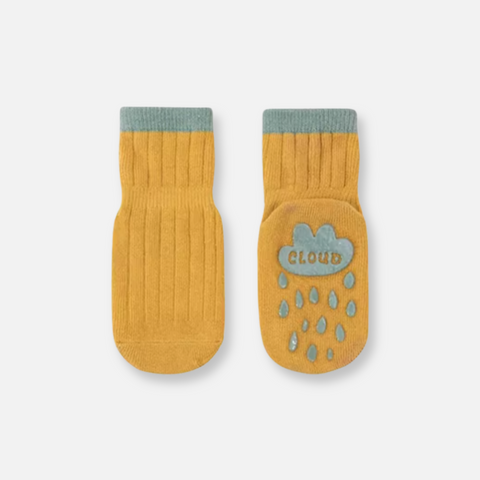 Infant Colorblock Non-Slip Socks (Set of 3)