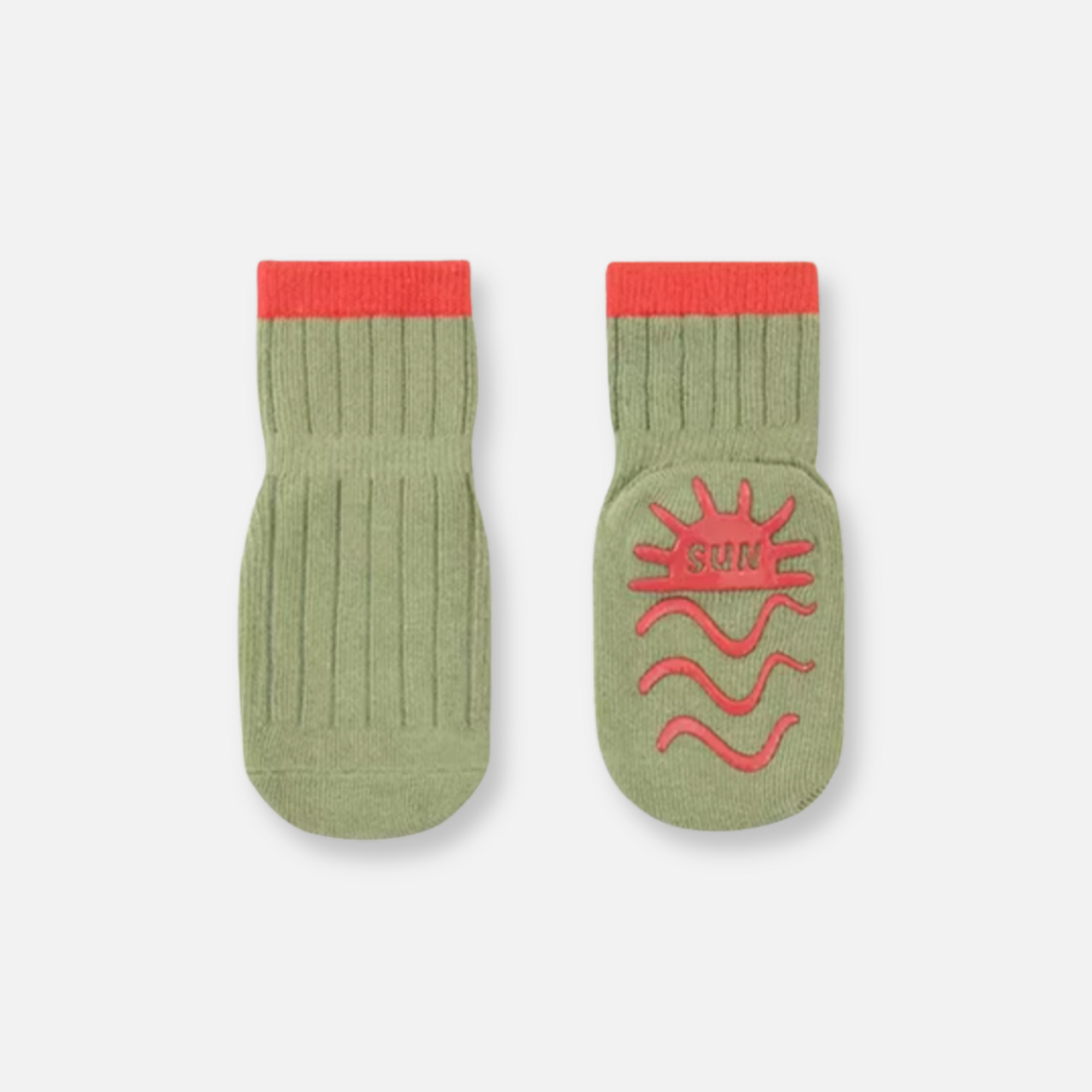 Infant Colorblock Non-Slip Socks (Set of 3)