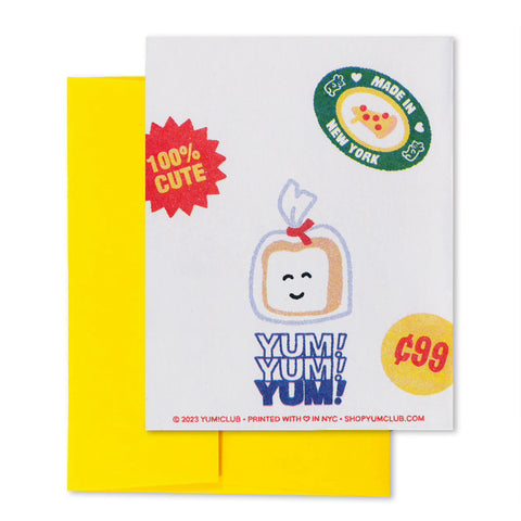 Grocery Veggie Thank You Card