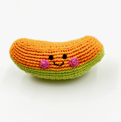 Crochet Fruits & Veggies Rattle