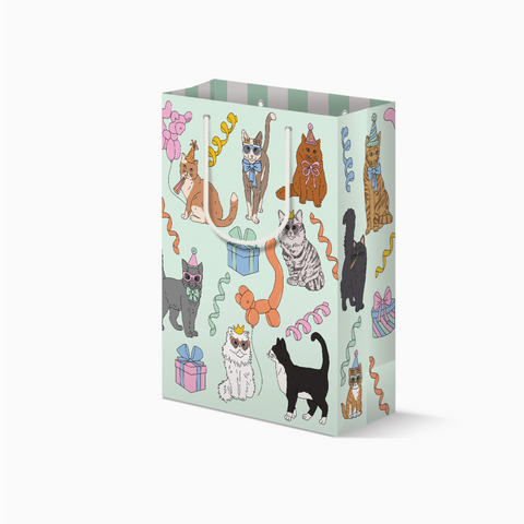 Birthday Cats Gift Bag Large