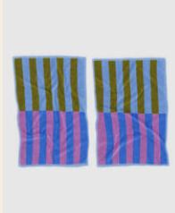 Hand Towel Set of 2 - Cabana Stripe Mix