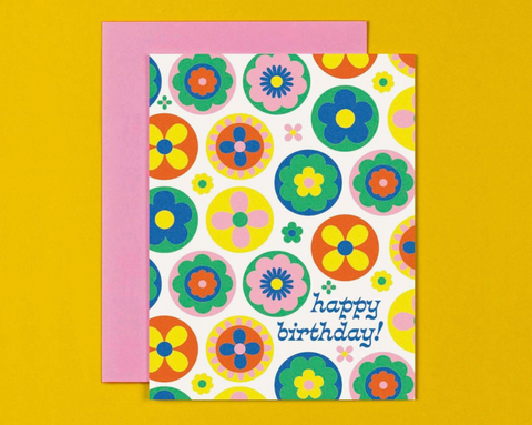 Folk Fleurs Card