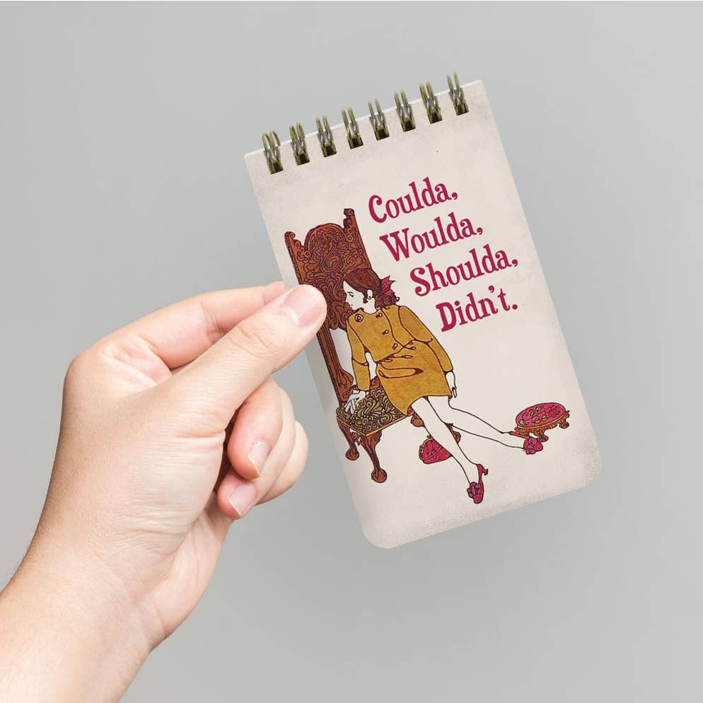 Coulda, Woulda, Shoulda, Didn't - 3x5 Spiral Memo Notepad