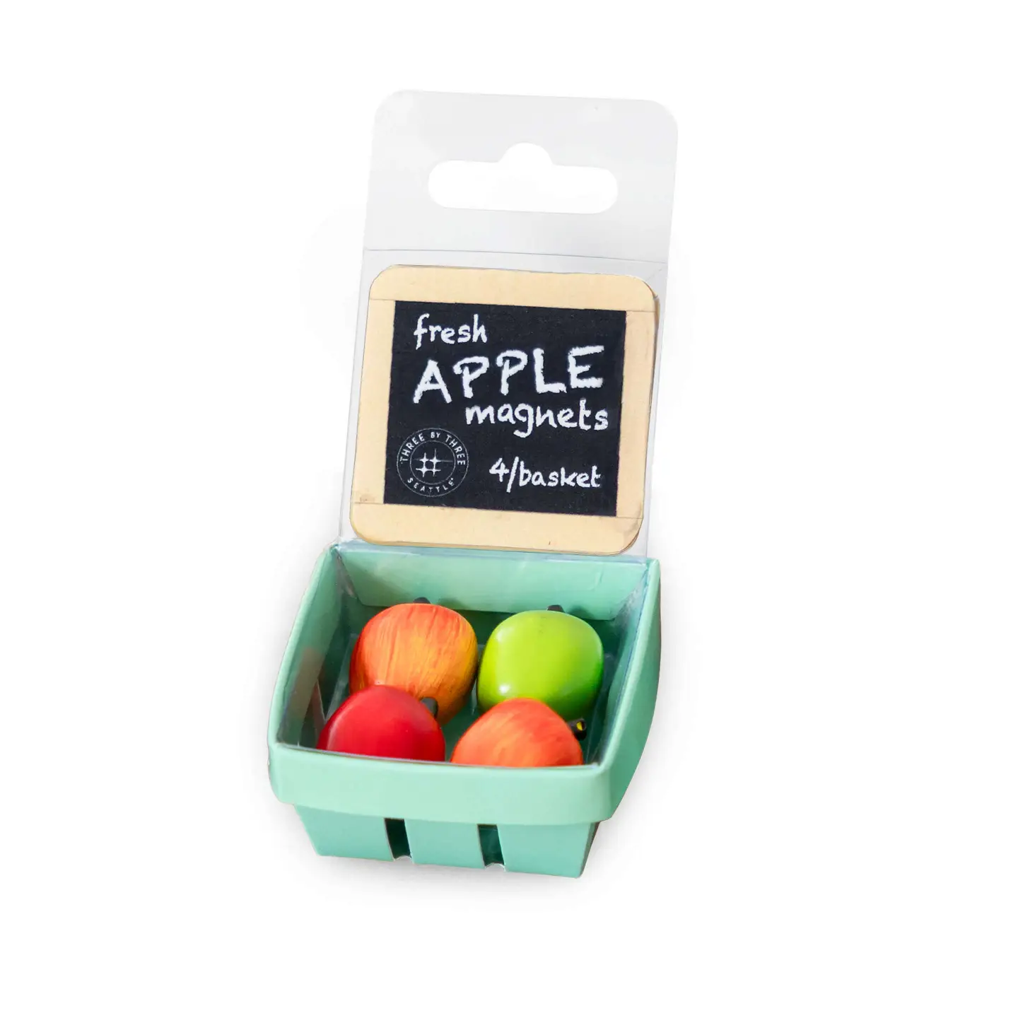 Apple Magnets in Basket