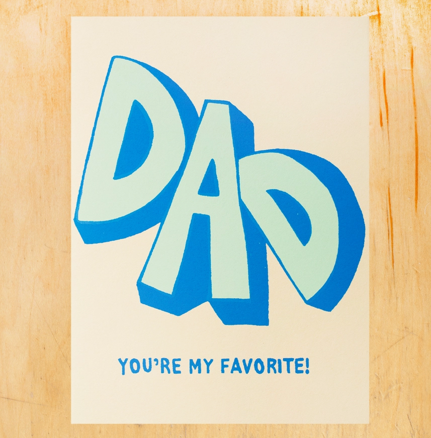 Dad Favorite Card