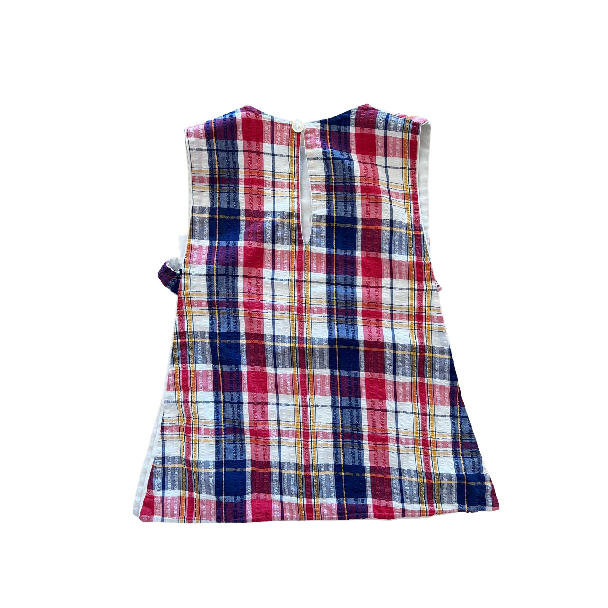 (pre-worn) Vintage Tartan Pinafores 18M