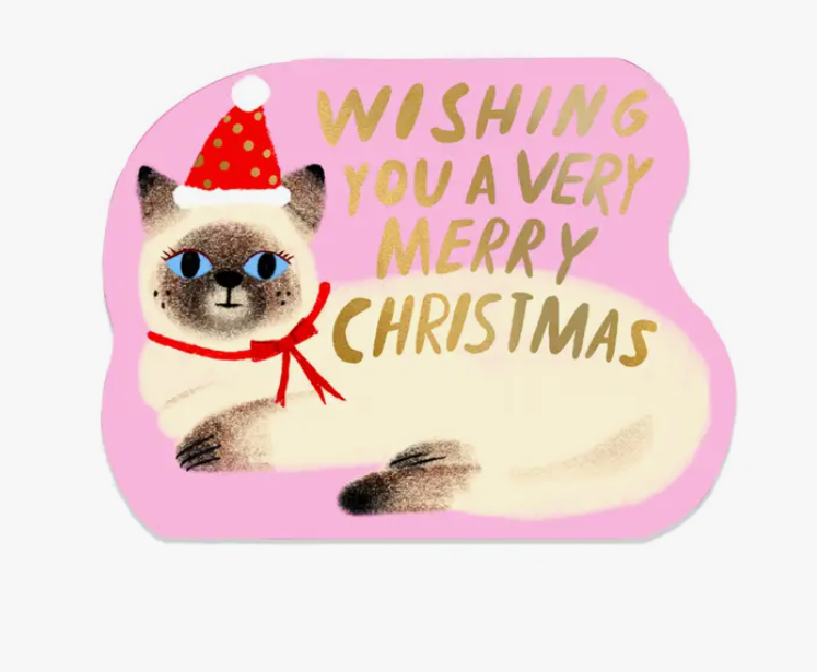 Very Merry Feline Card