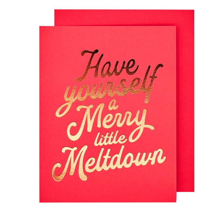 Merry Meltdown Holiday Card
