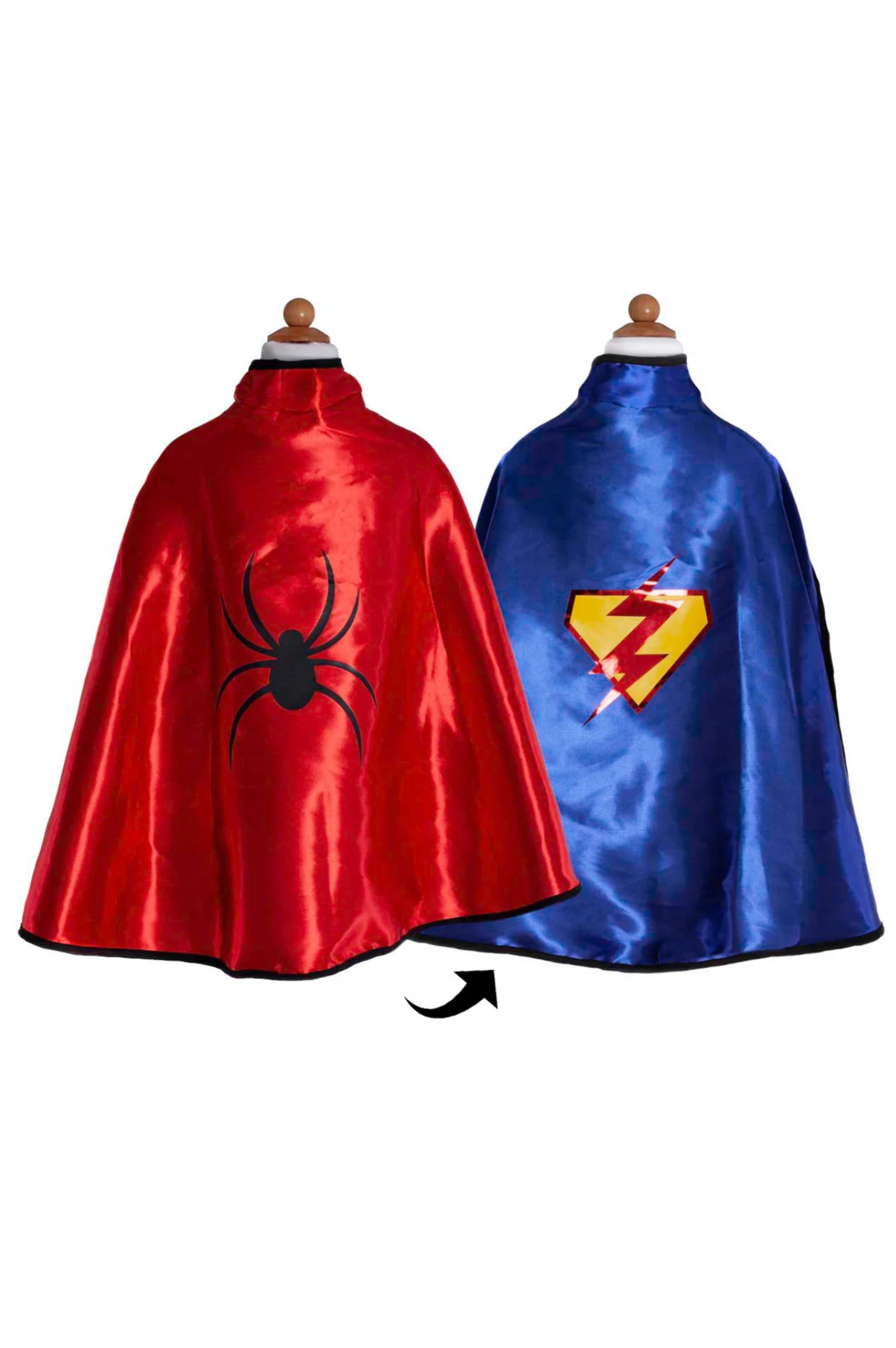 Reversible Adventure Cape & Mask, Size 5-6