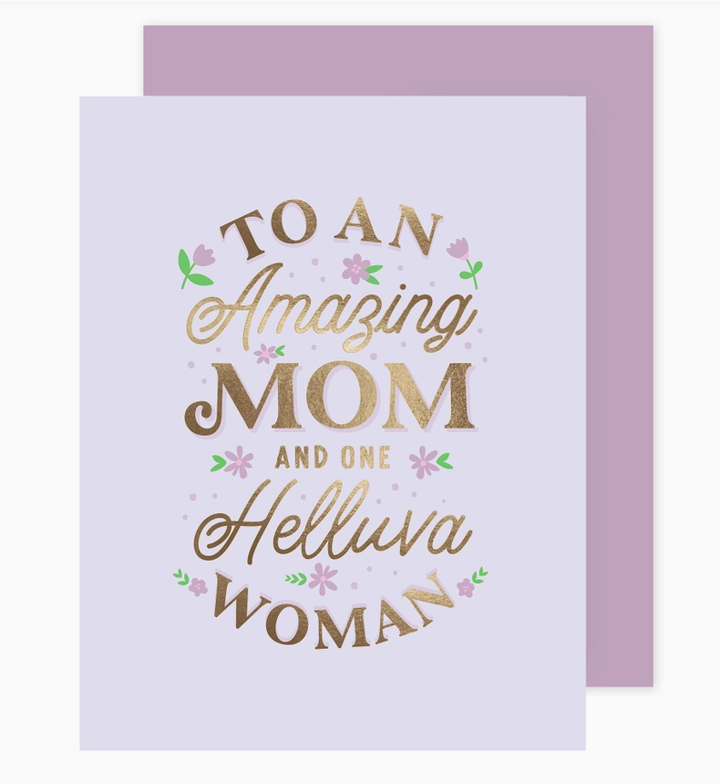 Helluva Woman - Mother's Day Card