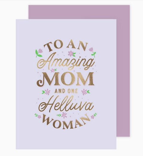 Helluva Woman - Mother's Day Card