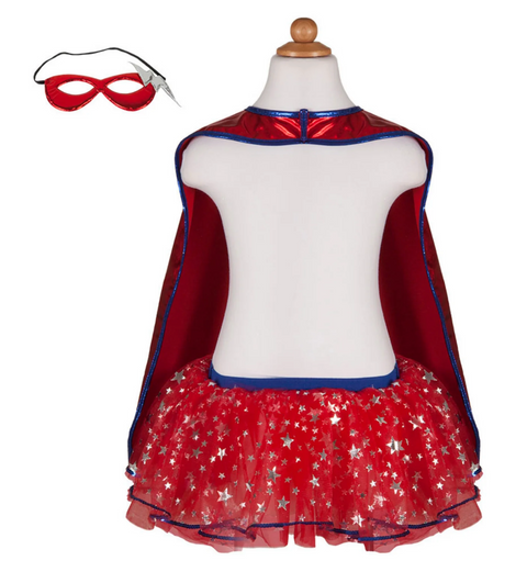 Superhero Tutu/Cape/Mask 4-6