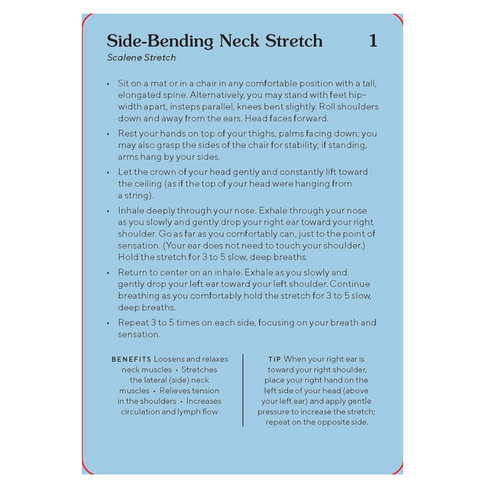 The Stretch and Breathe Deck: 60 Simple Exercises to Increase Flexibility and Release Tension