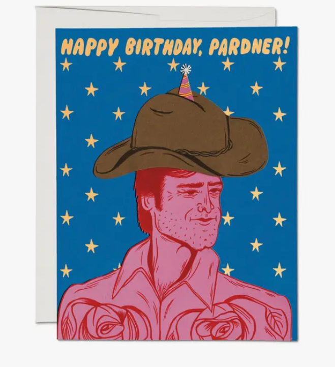 Birthday Pardner greeting card