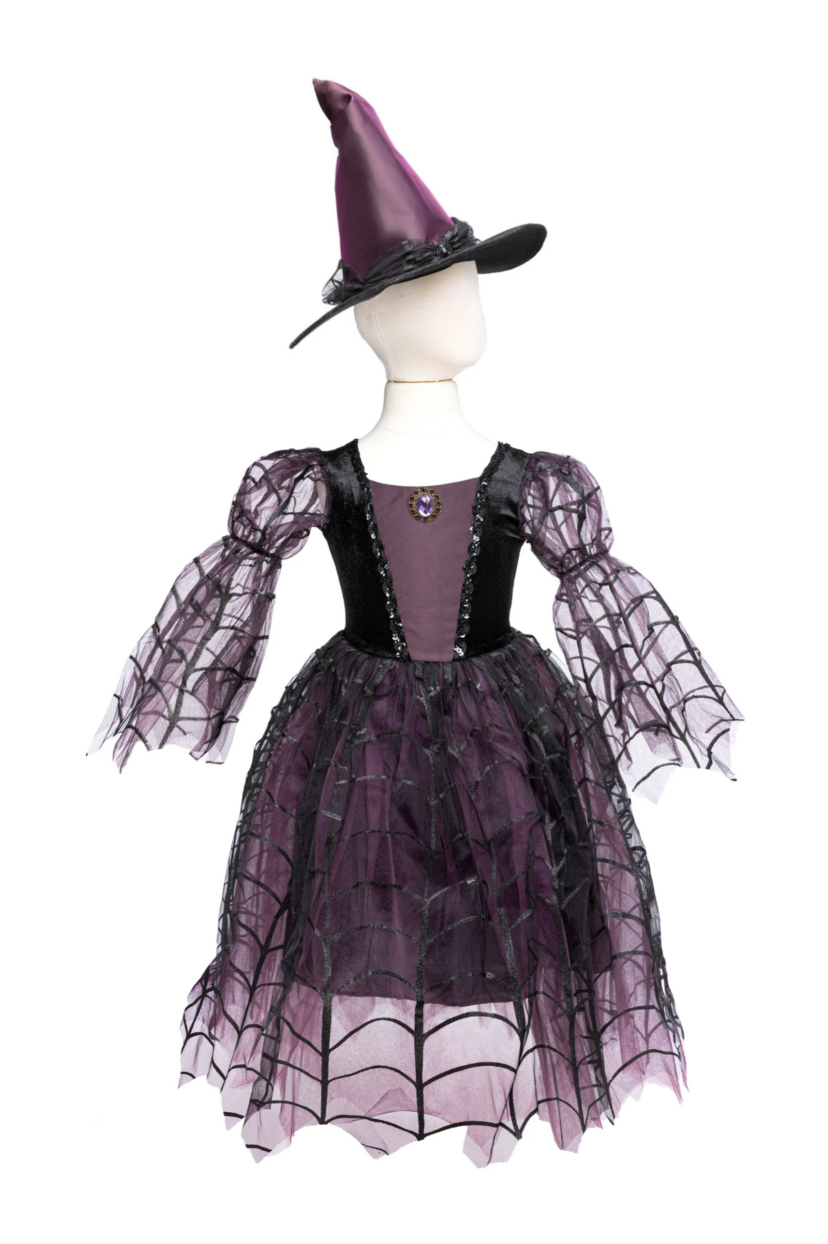 Amethyst the Spider Witch with Hat, Size 5-6